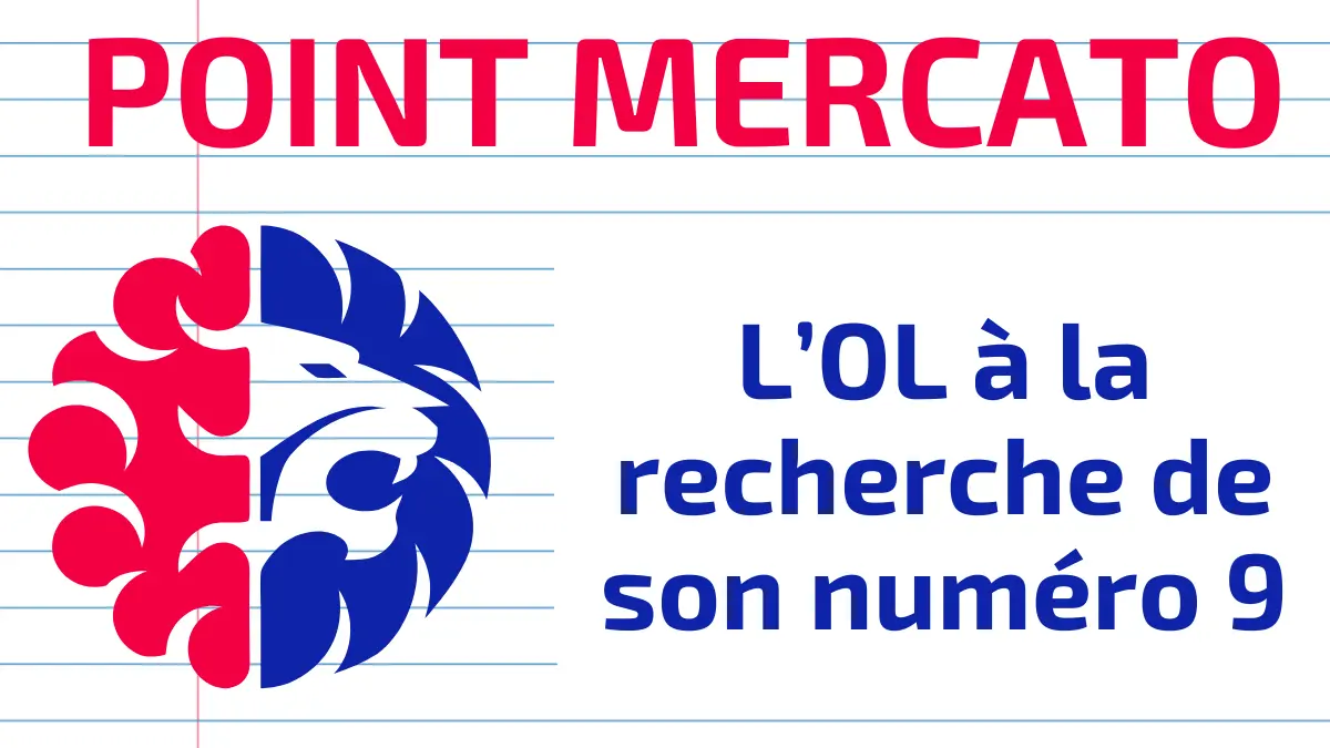 Point mercato OL avec le dossier du numéro 9 et les pistes offensives étudiées
